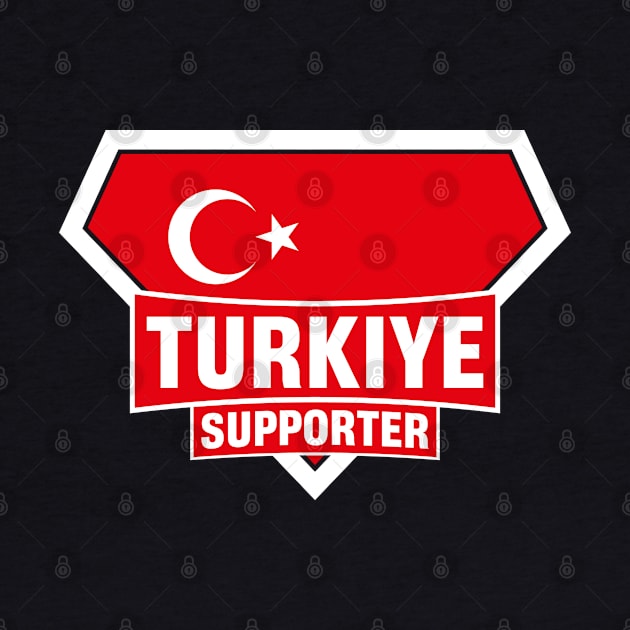 Turkiye Super Flag Supporter by ASUPERSTORE